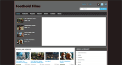 Desktop Screenshot of footholdfilms.com